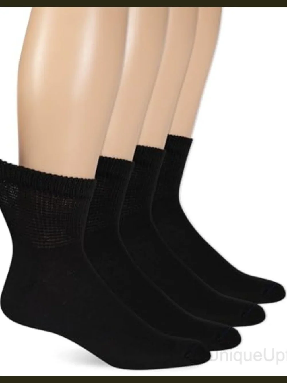 Dr. Scholl's Diabetic Circulatory Non-Binding Cushioned Ankle Socks 4 Pairs